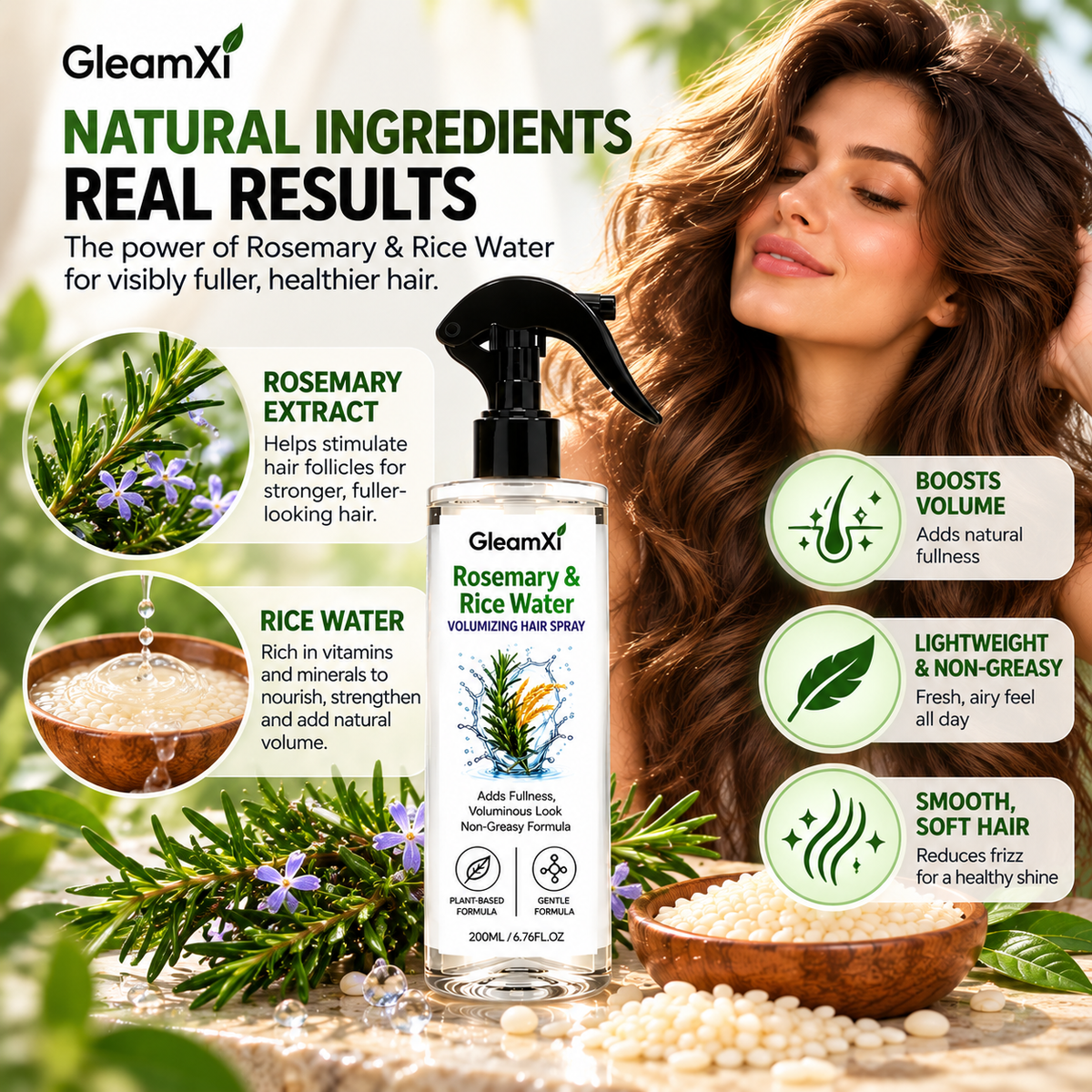 Rosemary Rice Water